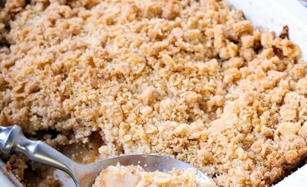 Crumble de Pommes Chocolat et Noisette au thermomix