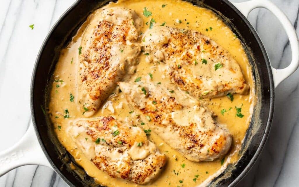 Escalopes de Poulet au Boursin Léger