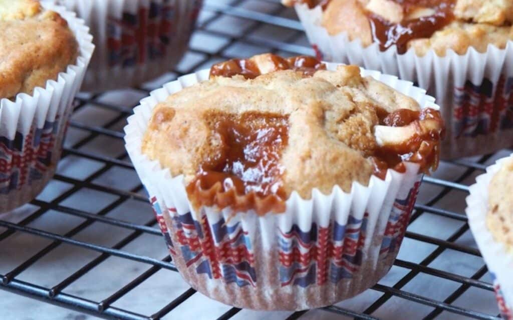 Muffins au caramel et pomme au thermomix