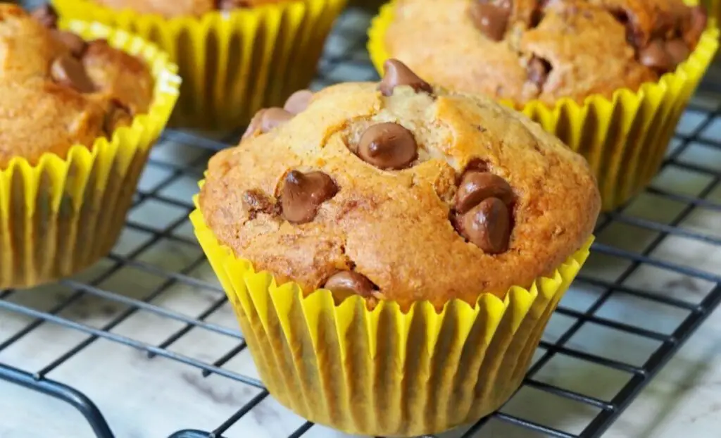 Muffins aux Poires et pépites de chocolat au thermomix