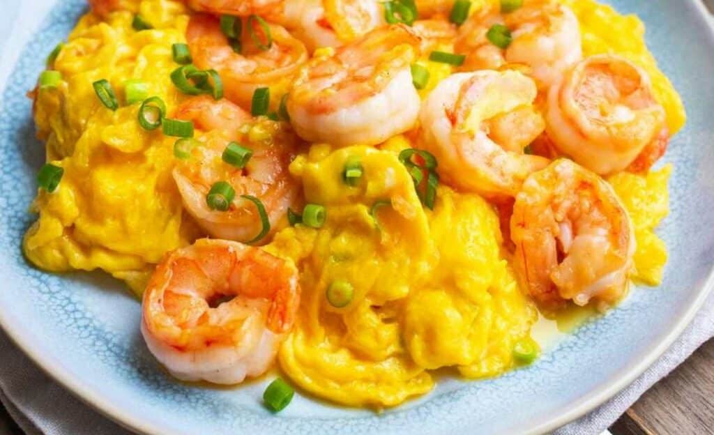 Oeufs Brouillés aux Crevettes au thermomix