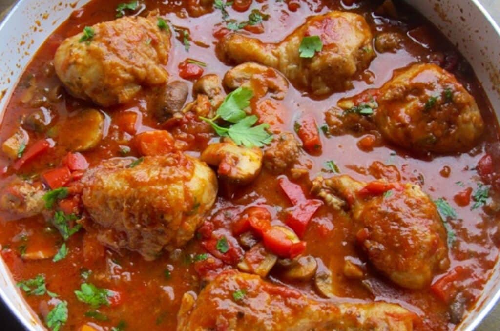 Poulet Cacciatore au thermomix