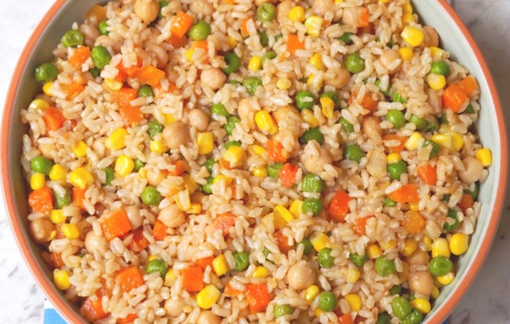 Riz Brun aux légumes au thermomix