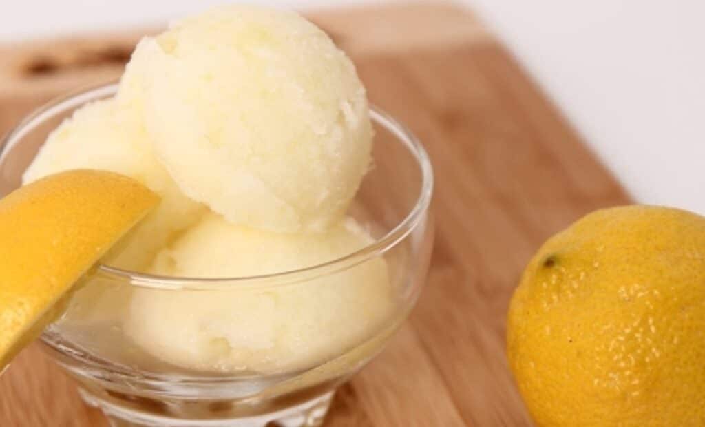 Sorbet au Citron léger