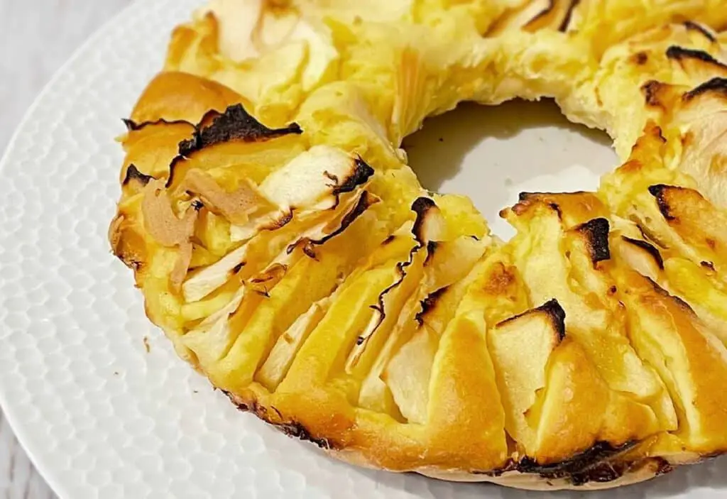 Couronne à la pomme et au citron au thermomix