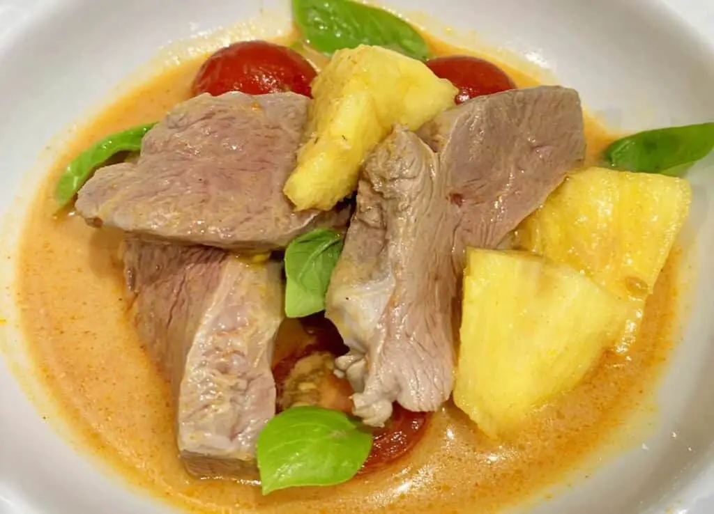 Curry de canard à l’ananas au Thermomix