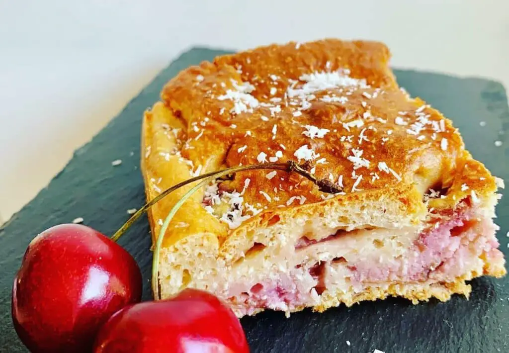 Gâteau à la noix de coco et aux cerises au Thermomix