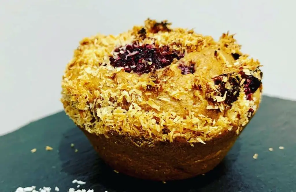 Muffins banane-framboise-coco au Thermomix