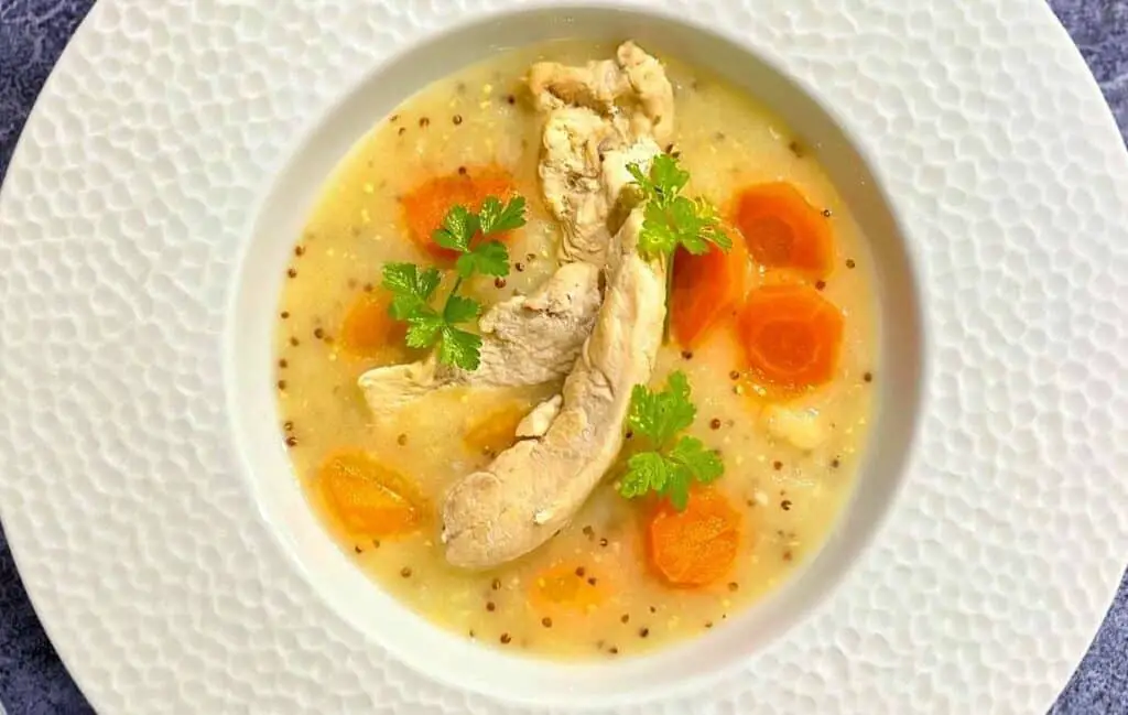 Poulet à la crème de moutarde au thermomix