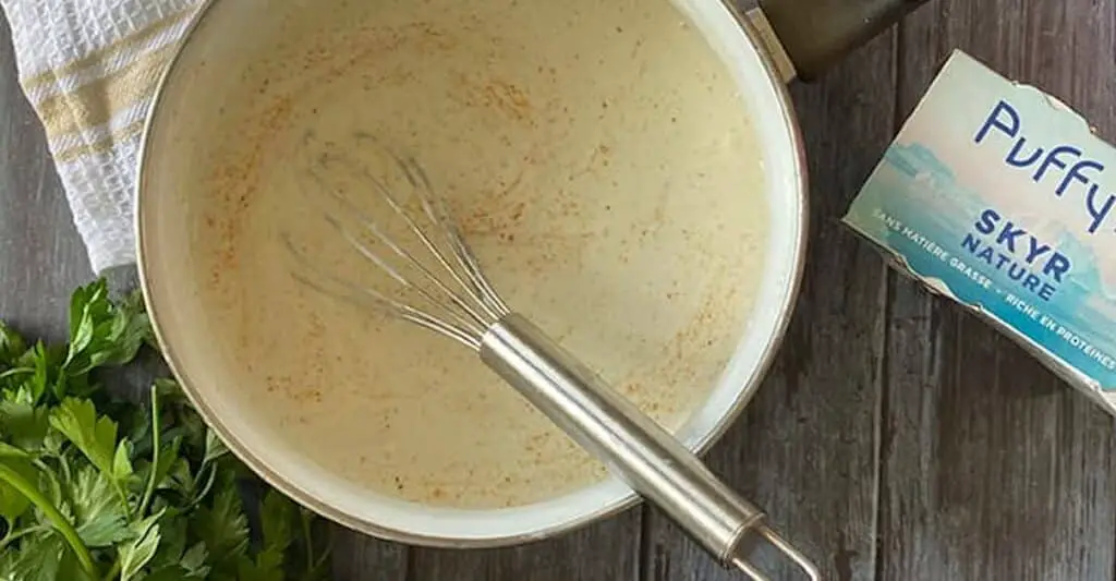 Sauce Béchamel au Skyr Légère