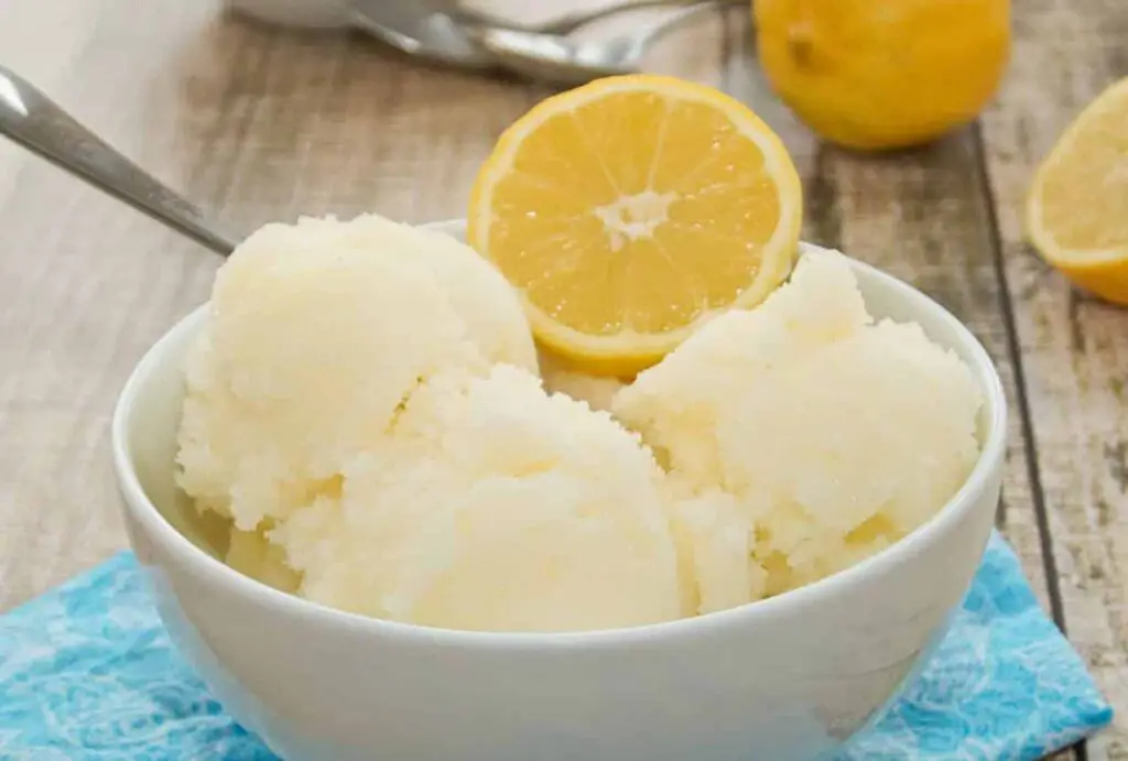 Sorbet au Citron et Vodka au thermomix