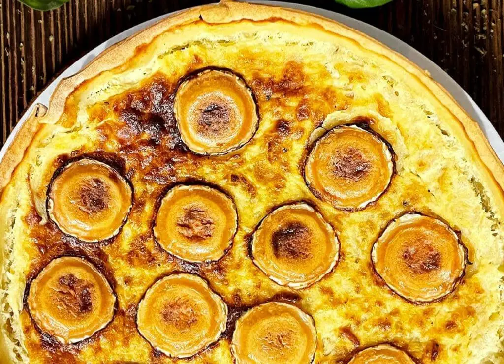 Tarte chèvre pomme et oignon au thermomix