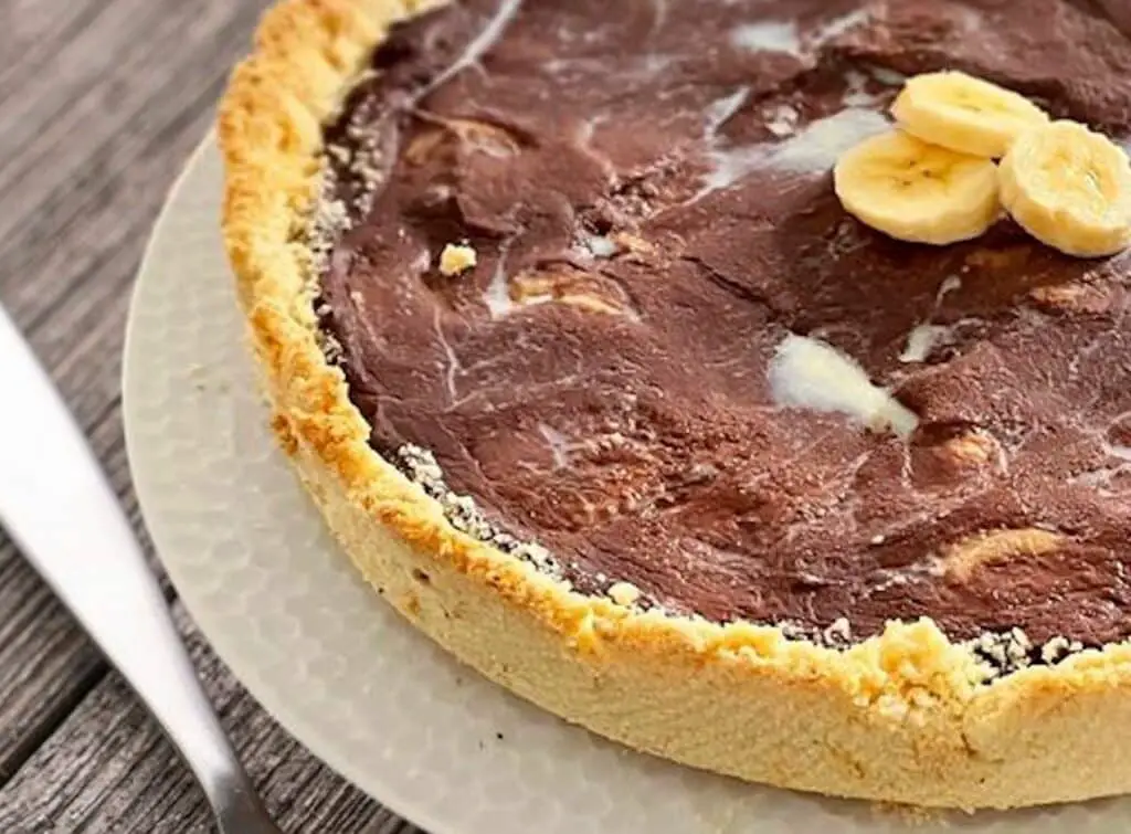 Tarte chocolat et banane au thermomix