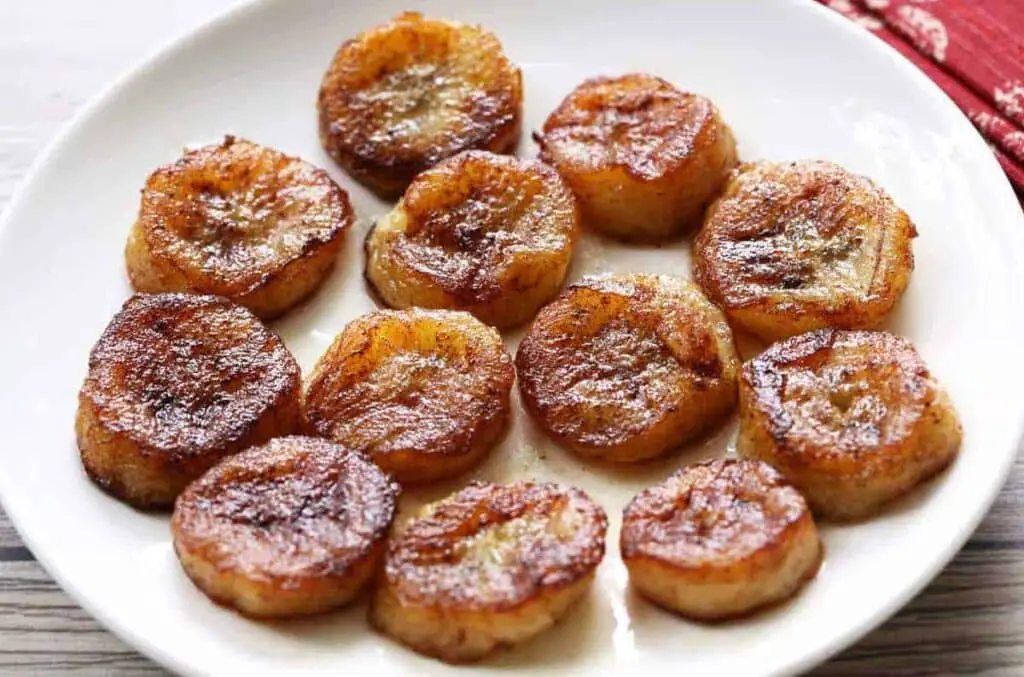 Bananes frites à l’huile de coco Légères