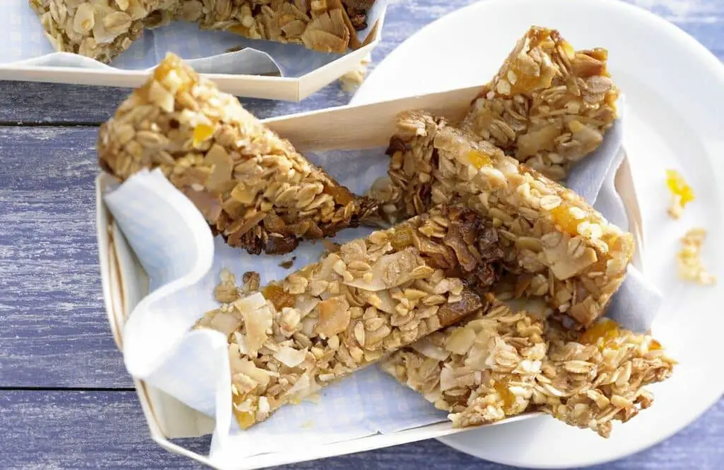 Barres d’Abricot-Coco aux amandes Légères