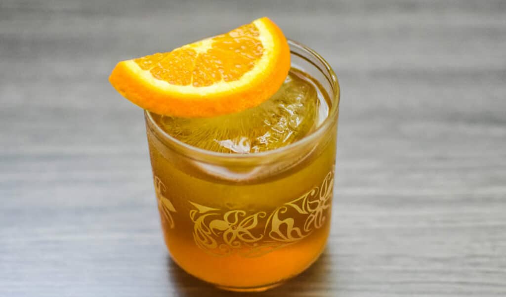 Cocktail Rhum orange citron Léger