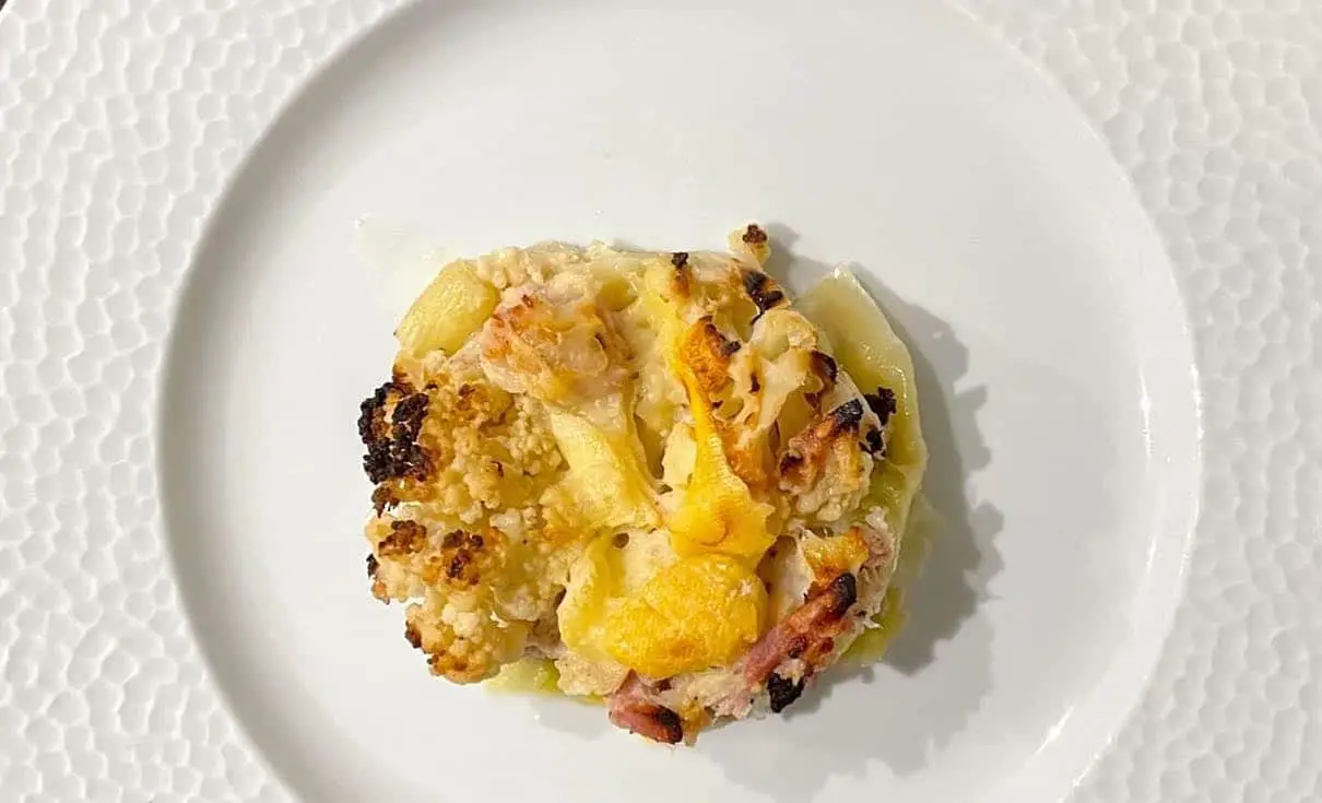 Gratin de chou-fleur et poireaux façon Tartiflette au Thermomix