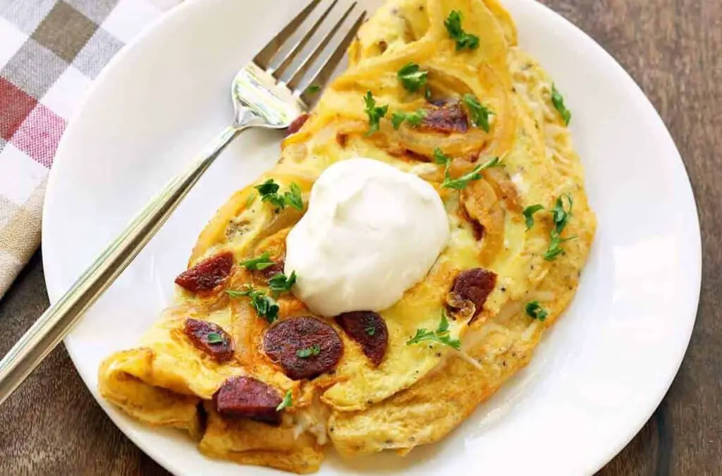 Omelette légère au Chorizo