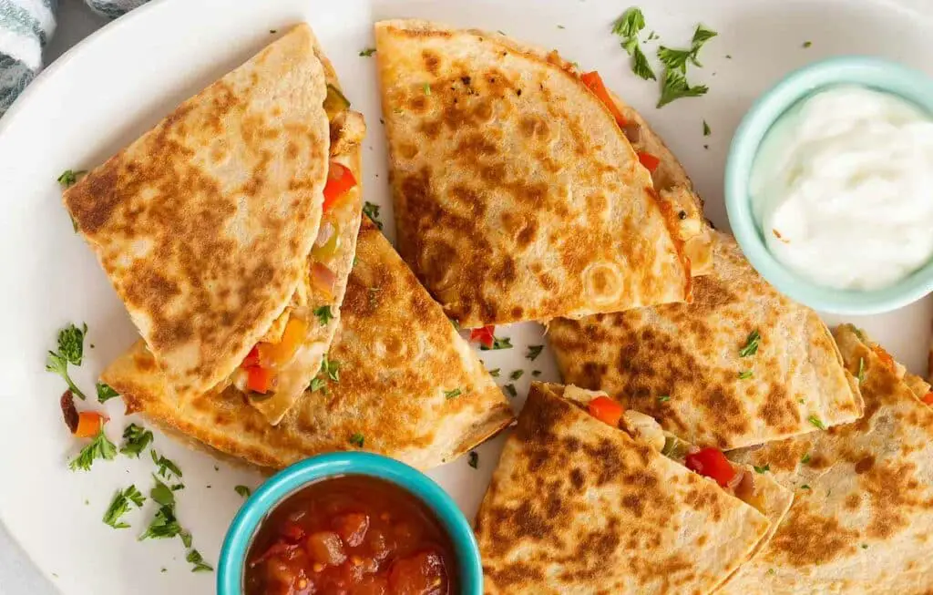 Quesadilla de poulet Légère