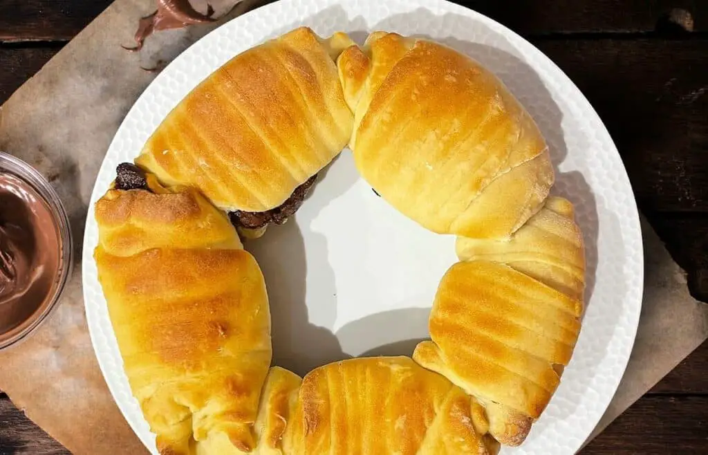 Wool Roll Bread à la pâte à tartiner au Thermomix