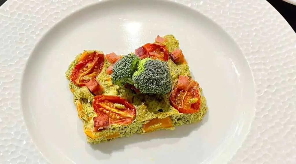 Flan de brocoli aux lardons au Thermomix