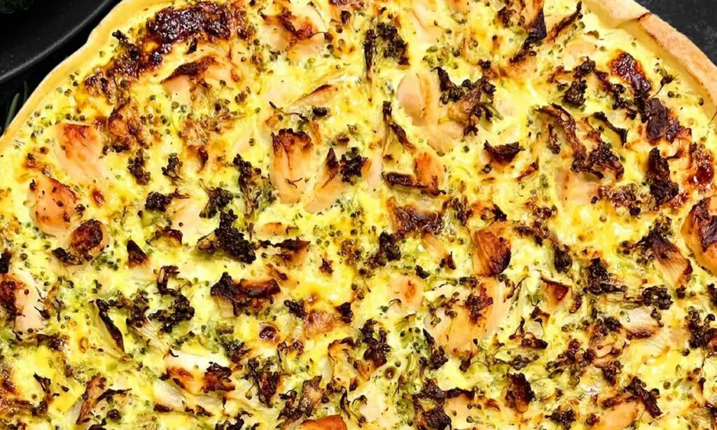 Quiche au poulet et au brocoli au Thermomix