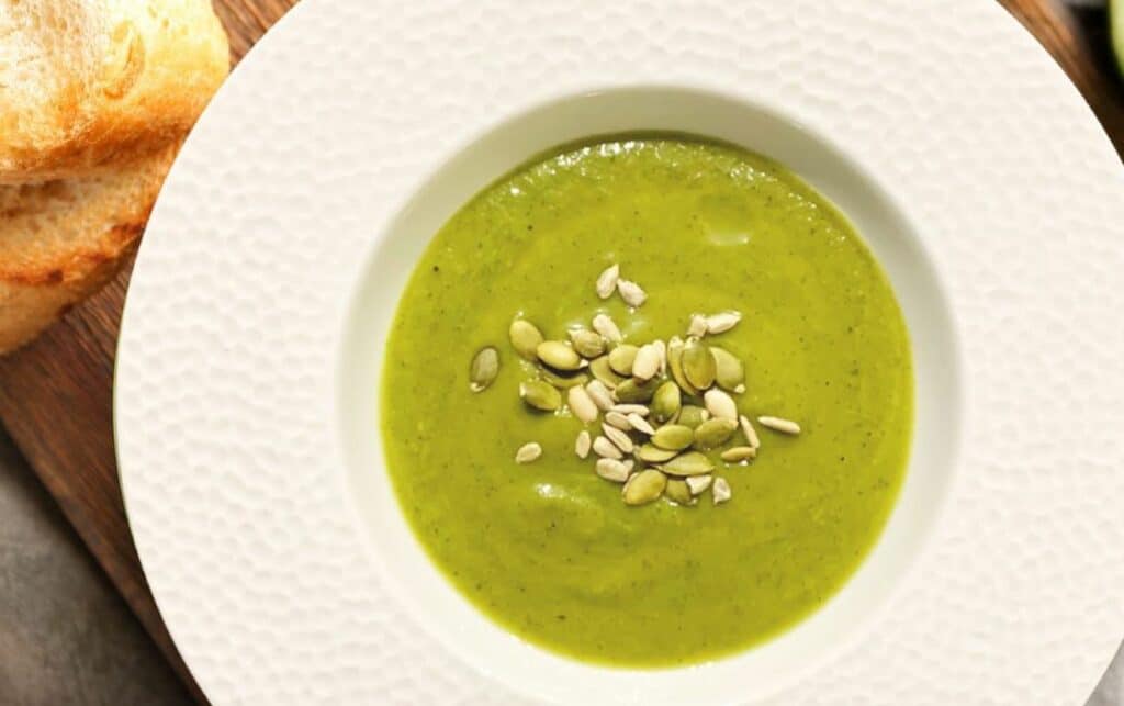 Soupe aux courgettes et aux blettes au Thermomix