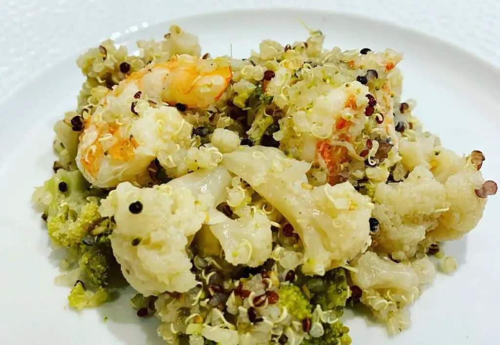 Wok de gambas au quinoa au Thermomix