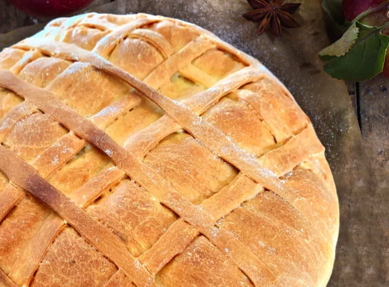 Brioche aux pommes caramélisées au Thermomix