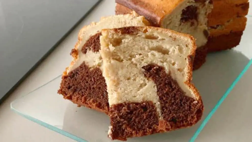 Gâteau marbré à la banane et au chocolat au Thermomix