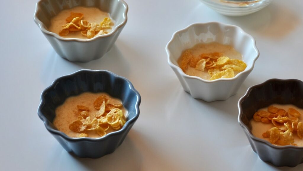 Panna cotta aux céréales au Thermomix