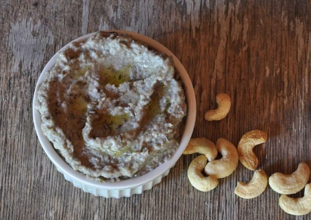 Pâté d'aubergines et noix de cajou au Thermomix