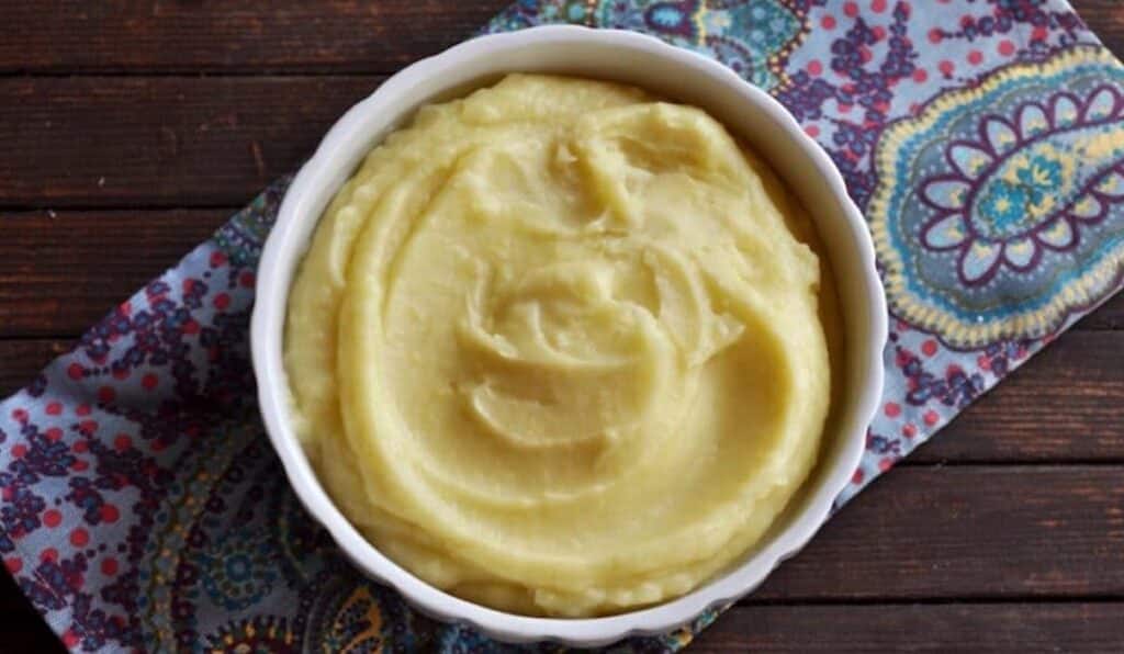 Purée de pommes de terre à l'ail au Thermomix