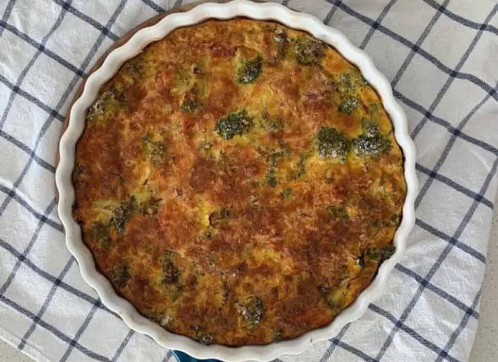 Tarte Brocoli Bacon et Fromage au Thermomix