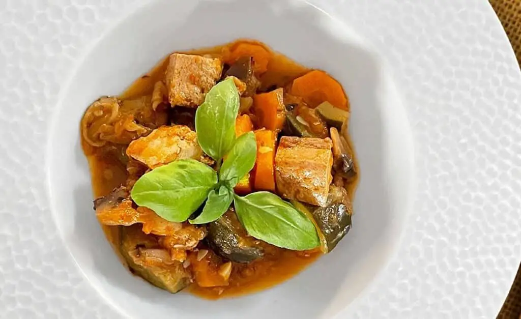 Tofu en ragoût au Thermomix