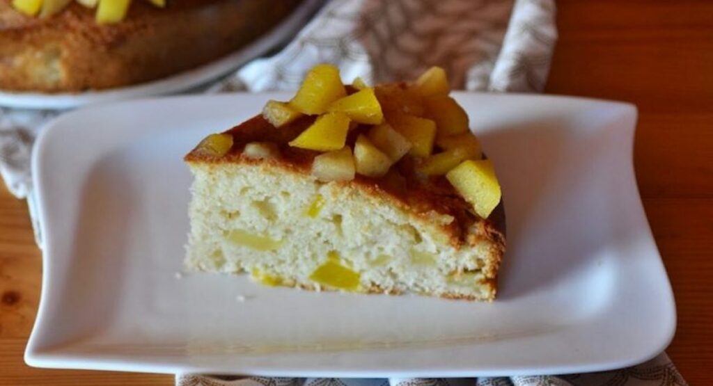 Gâteau aux pommes et à la mangue au Thermomix