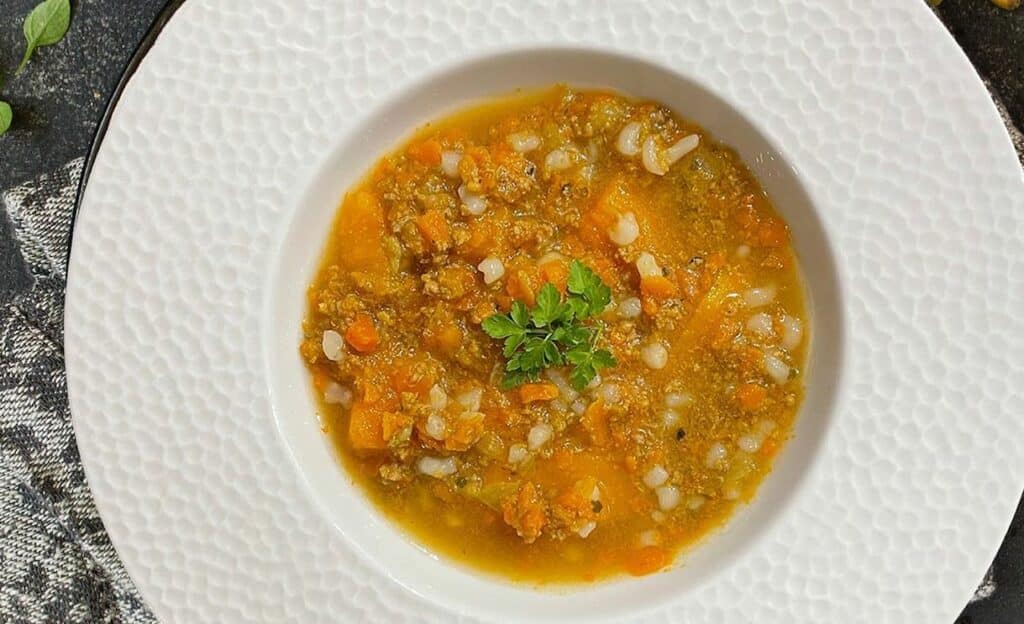 Mulligatawny (soupe au curry) au Thermomix