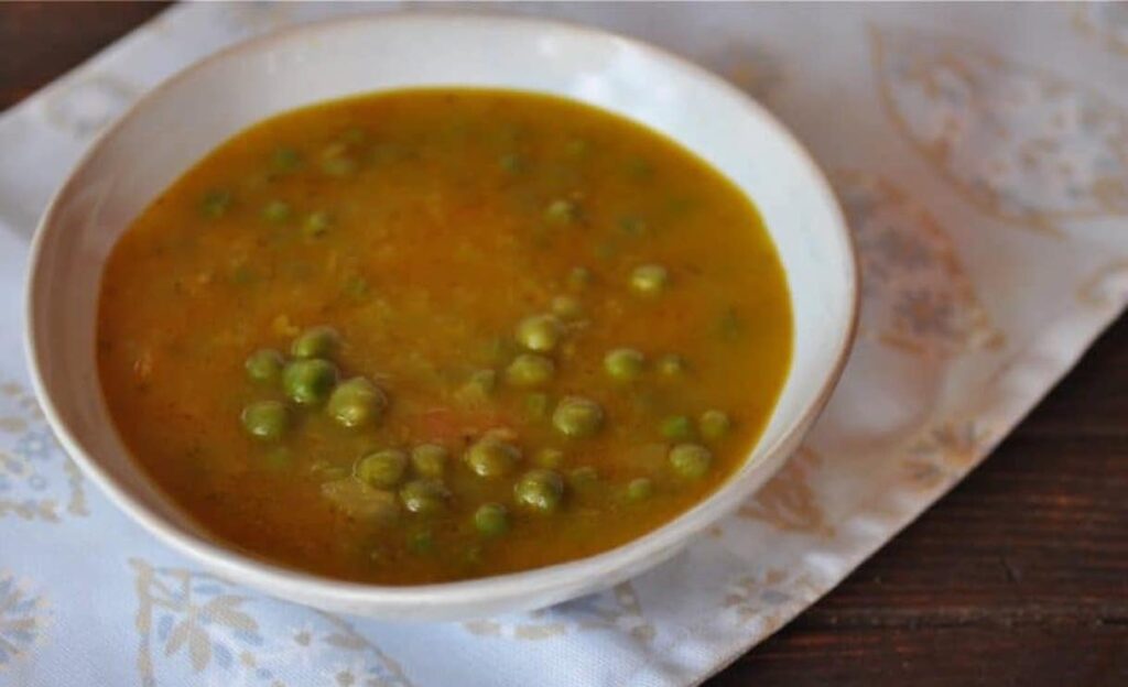 Petits pois au bouillon au Thermomix