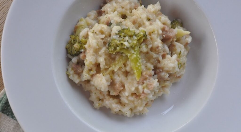 Risotto aux saucisses et brocoli au Thermomix