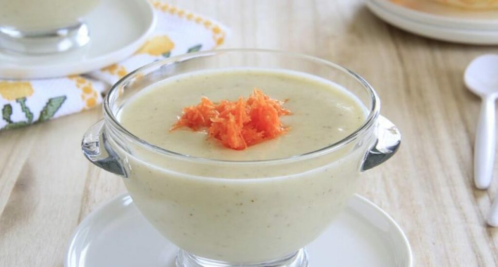 Vichyssoise au melon végétalien au thermomix