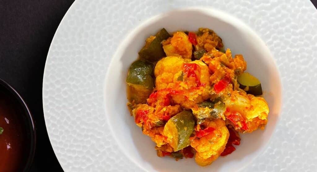 Aloo Gobi (courgettes et chou-fleur Bombay) au Thermomix