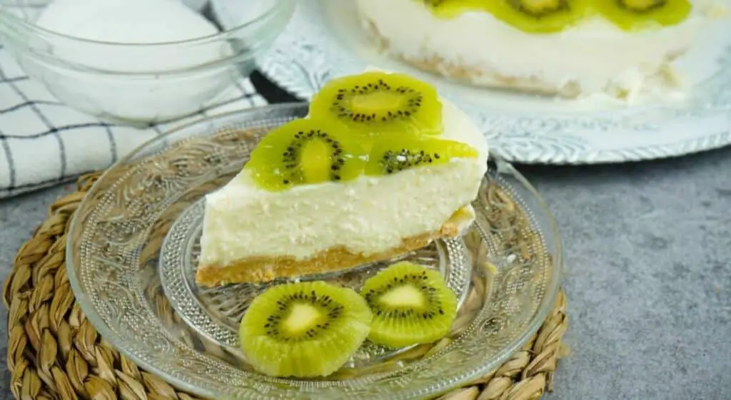 Gâteau à la noix de coco et au kiwi au Thermomix