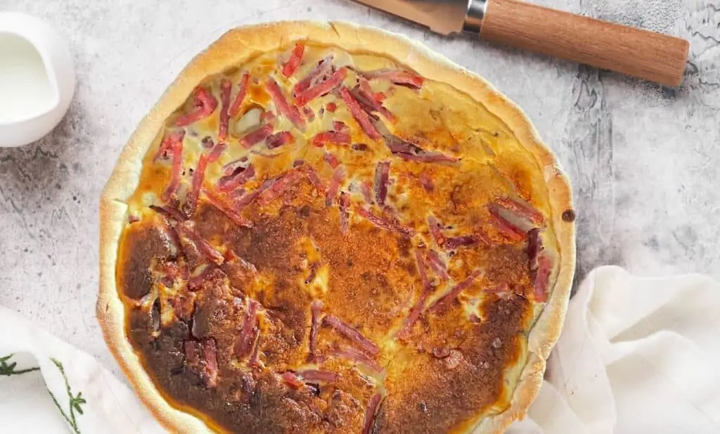 Quiche au jambon et au Kiri au Thermomix