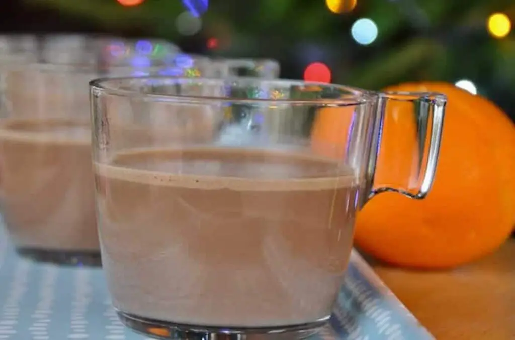 Chocolat chaud à l'orange de Noël au Thermomix