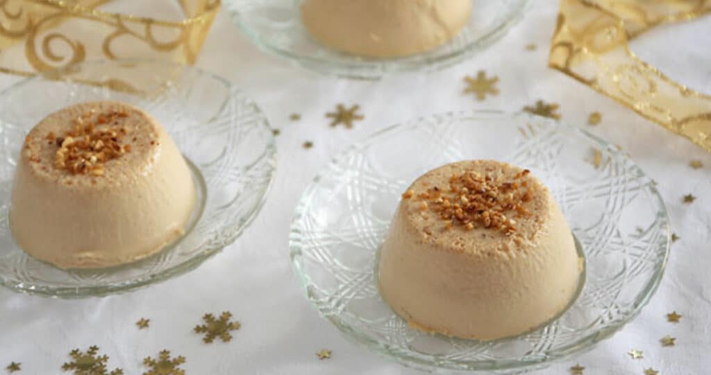 Panna cotta au nougat de Noël au Thermomix