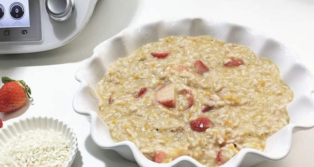 Risotto aux fraises au Thermomix