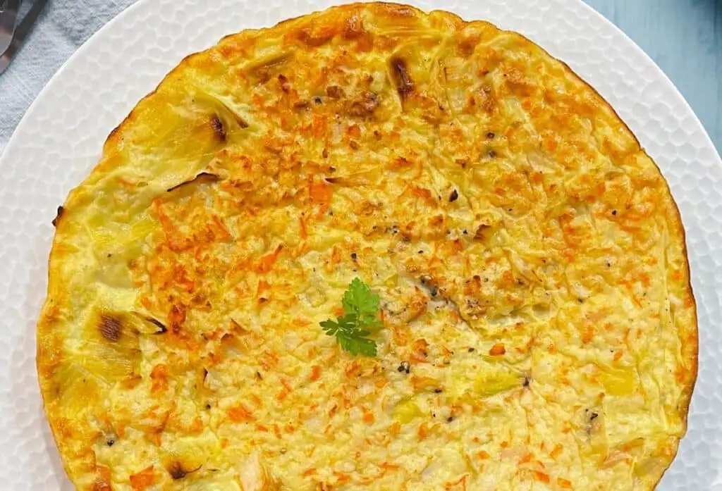 Clafoutis de crabe aux poireaux au Thermomix