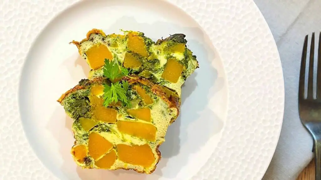 Frittata butternut épinards et féta au Thermomix