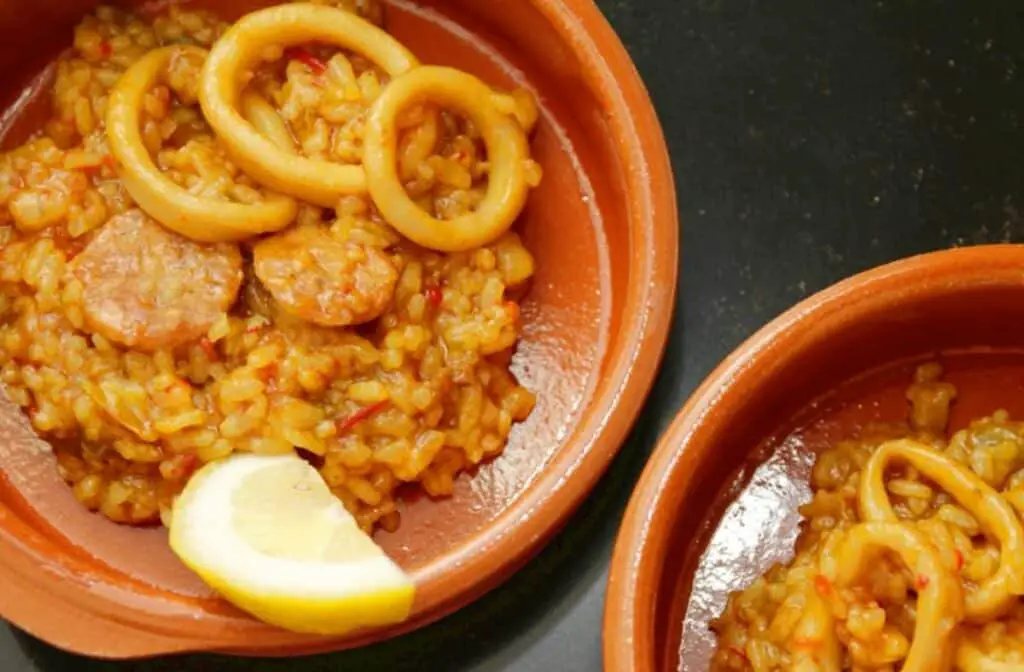 Riz aux calamars et chorizo au Thermomix