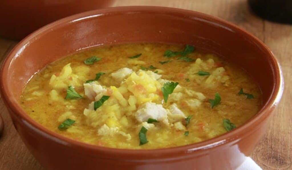 Soupe de riz et poulet au Thermomix